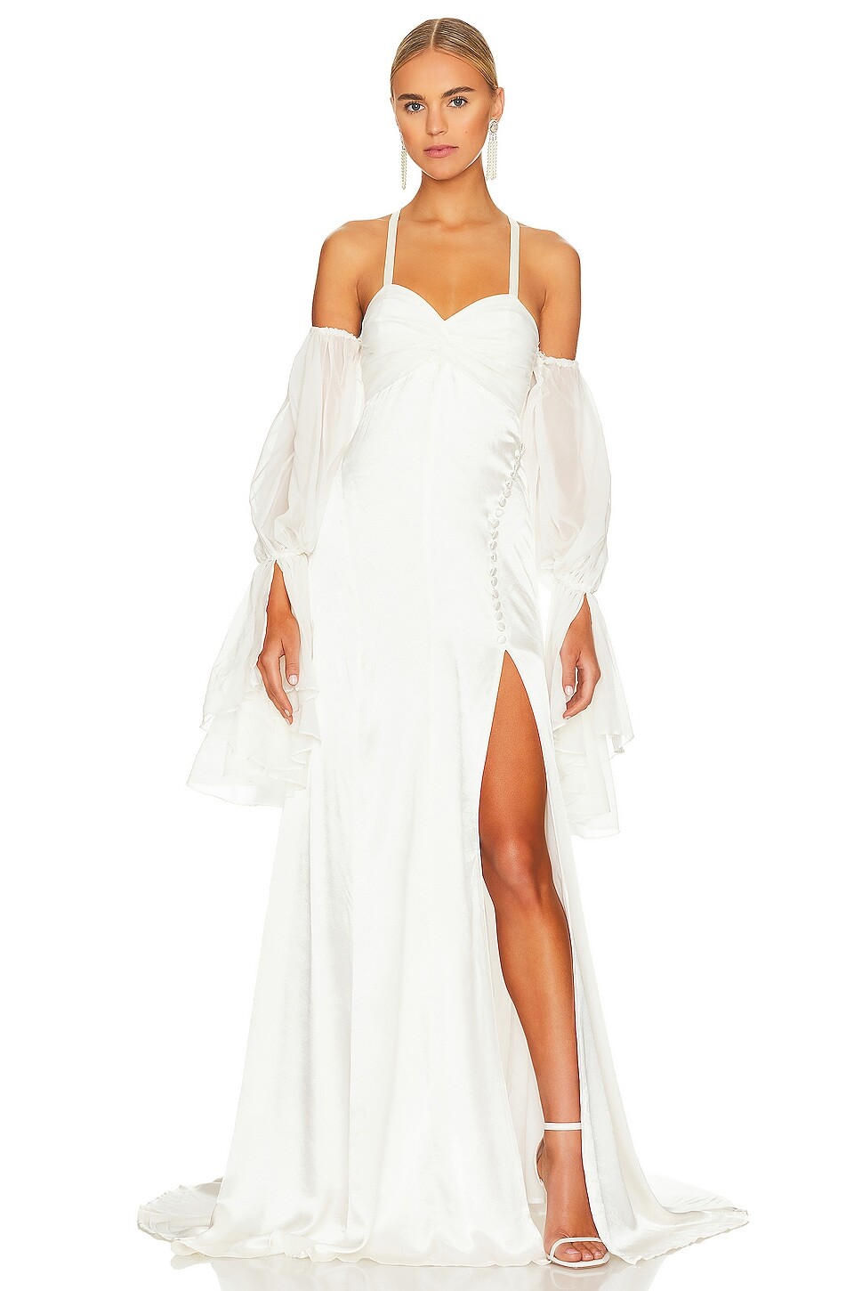 

Платье For Love & Lemons Esme Bridal Gown, белый