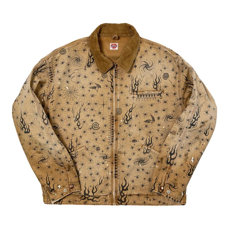 

Куртка SAINT Mxxxxxx x Dr. Woo Detroid Jacket 'Beige', желто-коричневый