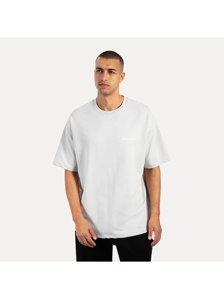 

Футболка Tamio светло-серого цвета SMILODOX