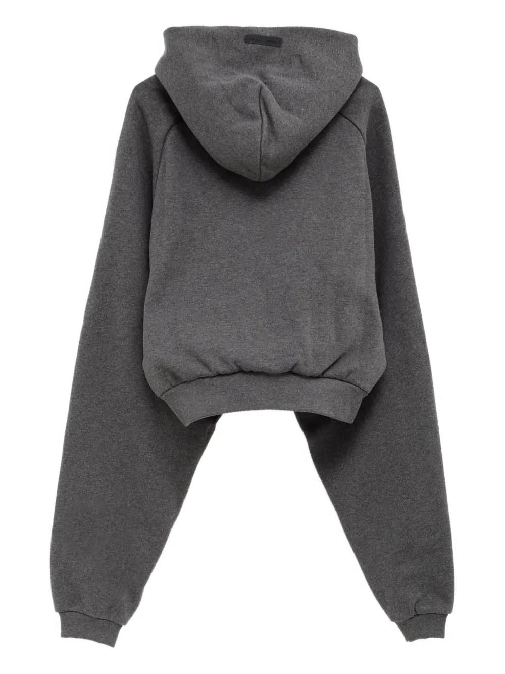 Худи с тисненым логотипом в стиле 90-х Fear Of God Essentials, серый — фото 2