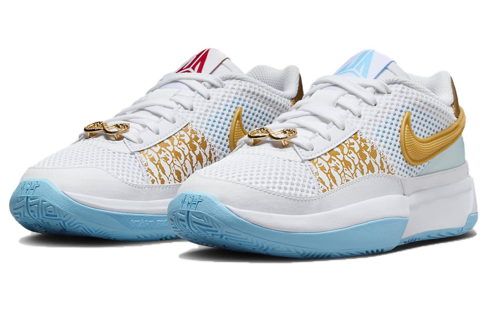 Футболка Nike 'Year Of The Dragon' GS Белая Синяя — фото 2