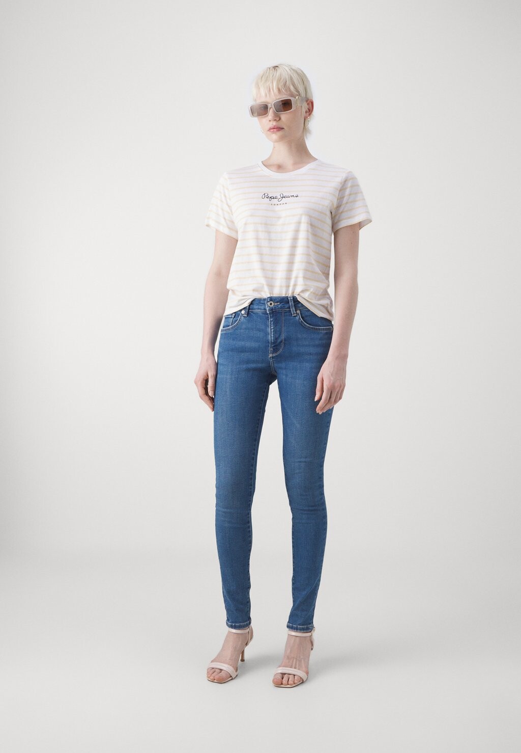 

Футболка с принтом Elba Pepe Jeans, корниш-желтый