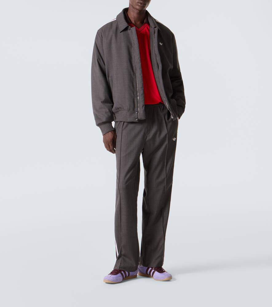 Wales Bonner блузон из шерстяной смеси Adidas, Dark Grey Heather — фото 2