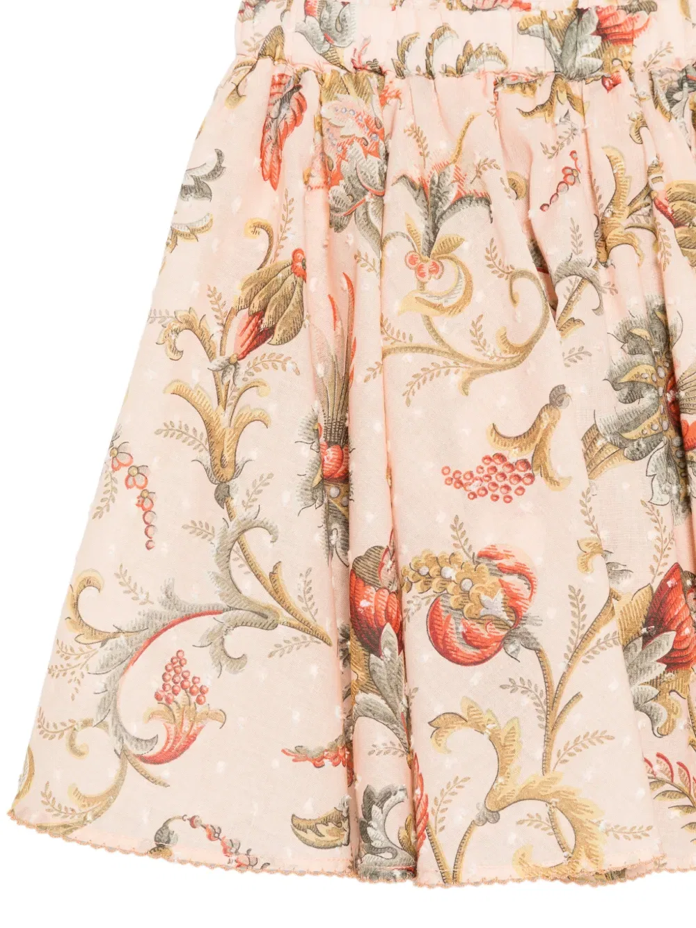 Юбка с цветочным принтом Etro Kids, розовый — фото 3