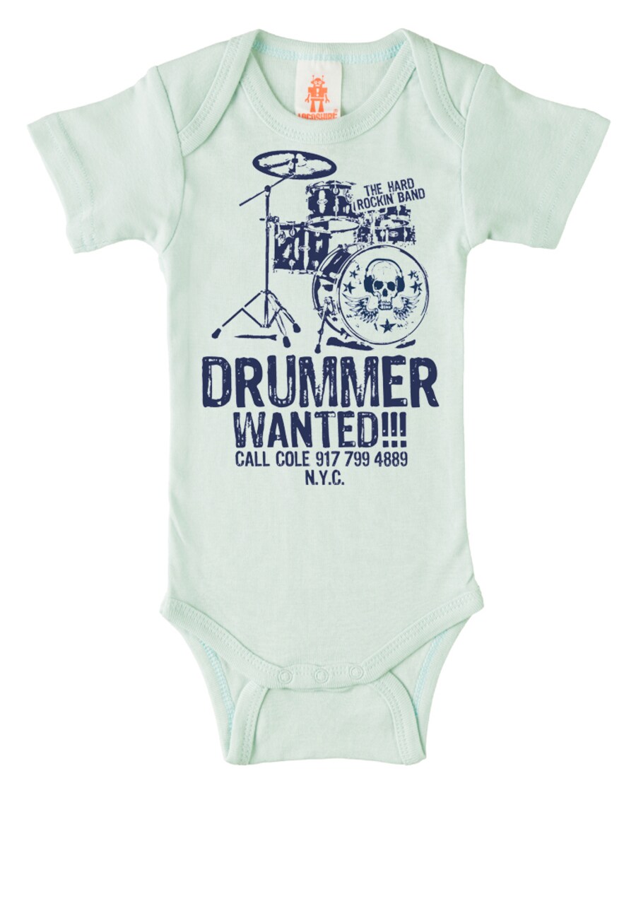 

Комбинезон LOGOSHIRT Drummer Wanted-Print, мятный
