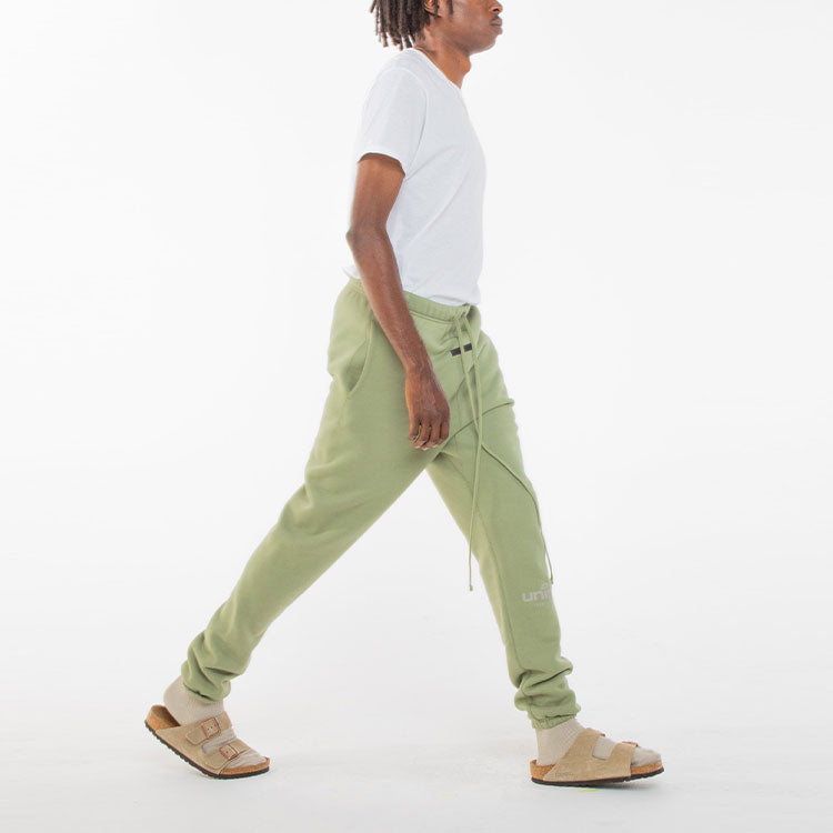 Спортивные брюки Fear of God Essentials x Union LA FW21 Vintage Sweatpant Army FOG-FW21-089, зеленый — фото 4