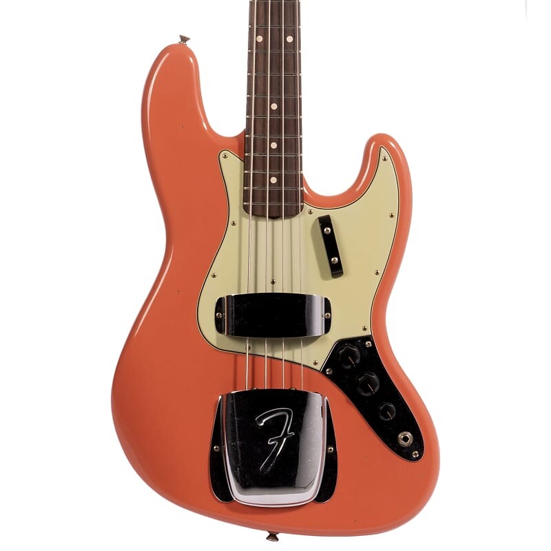 

Басс гитара Fender Custom Shop Limited Edition '64 Jazz Bass Journeyman Relic, Super Faded Aged Tahitian Coral