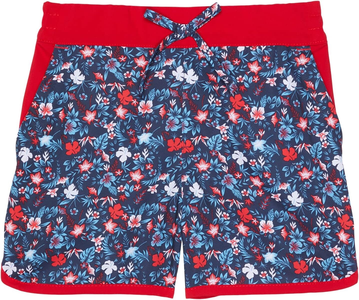 

Шорты для плавания Columbia Sandy ShoresBoardshorts, цвет Nocturnal Mini-Biscus/Red Lily