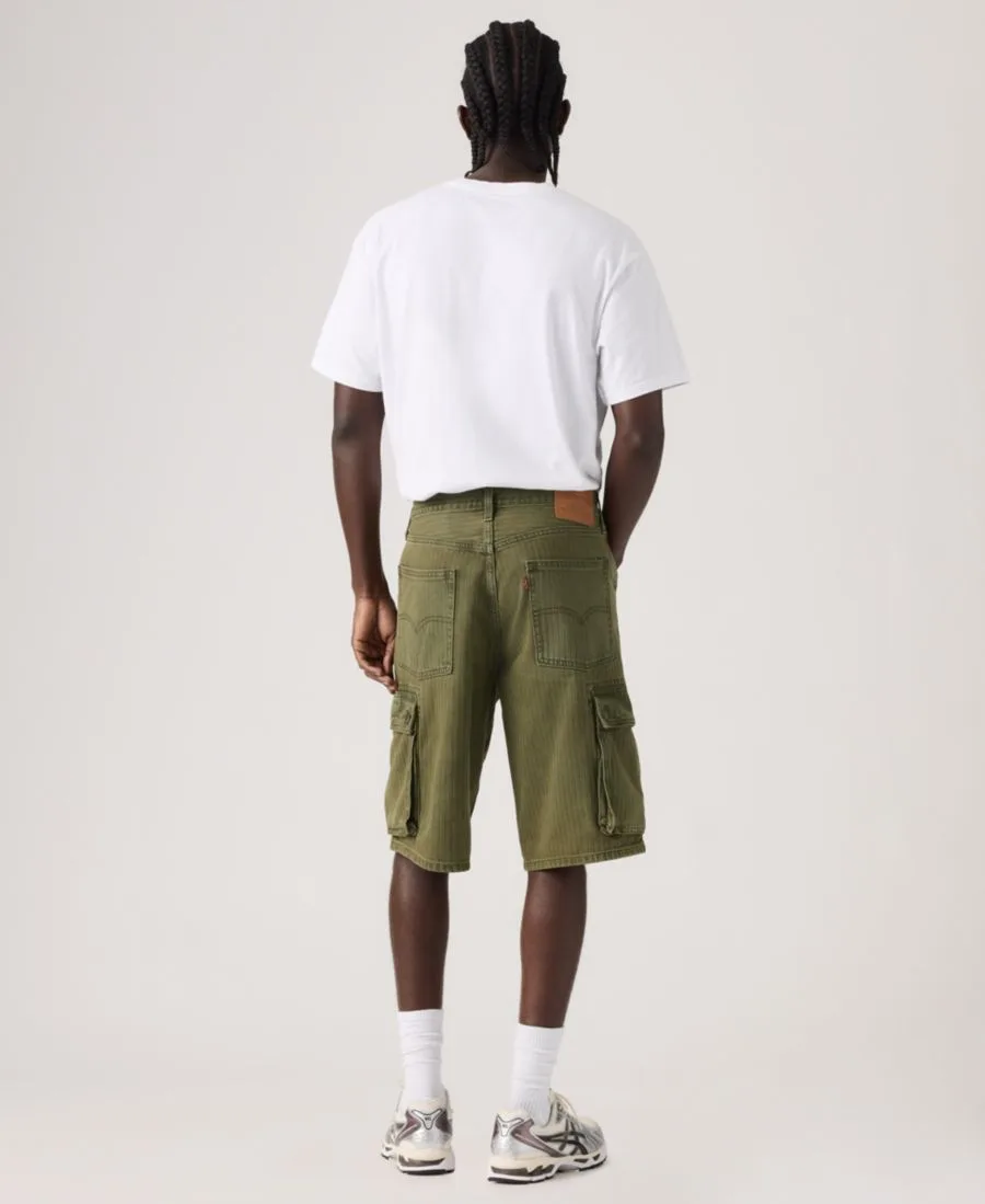 Мужские широкие шорты-карго Premium 478, длина 12 дюймов Levi's, Forest Badge Od — фото 4