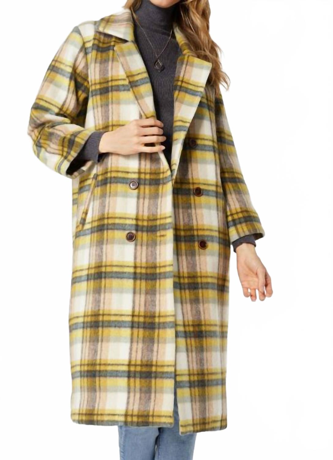 

Серый клетчатый плащ Graylynn в разноцветной гамме COCO + CARMEN