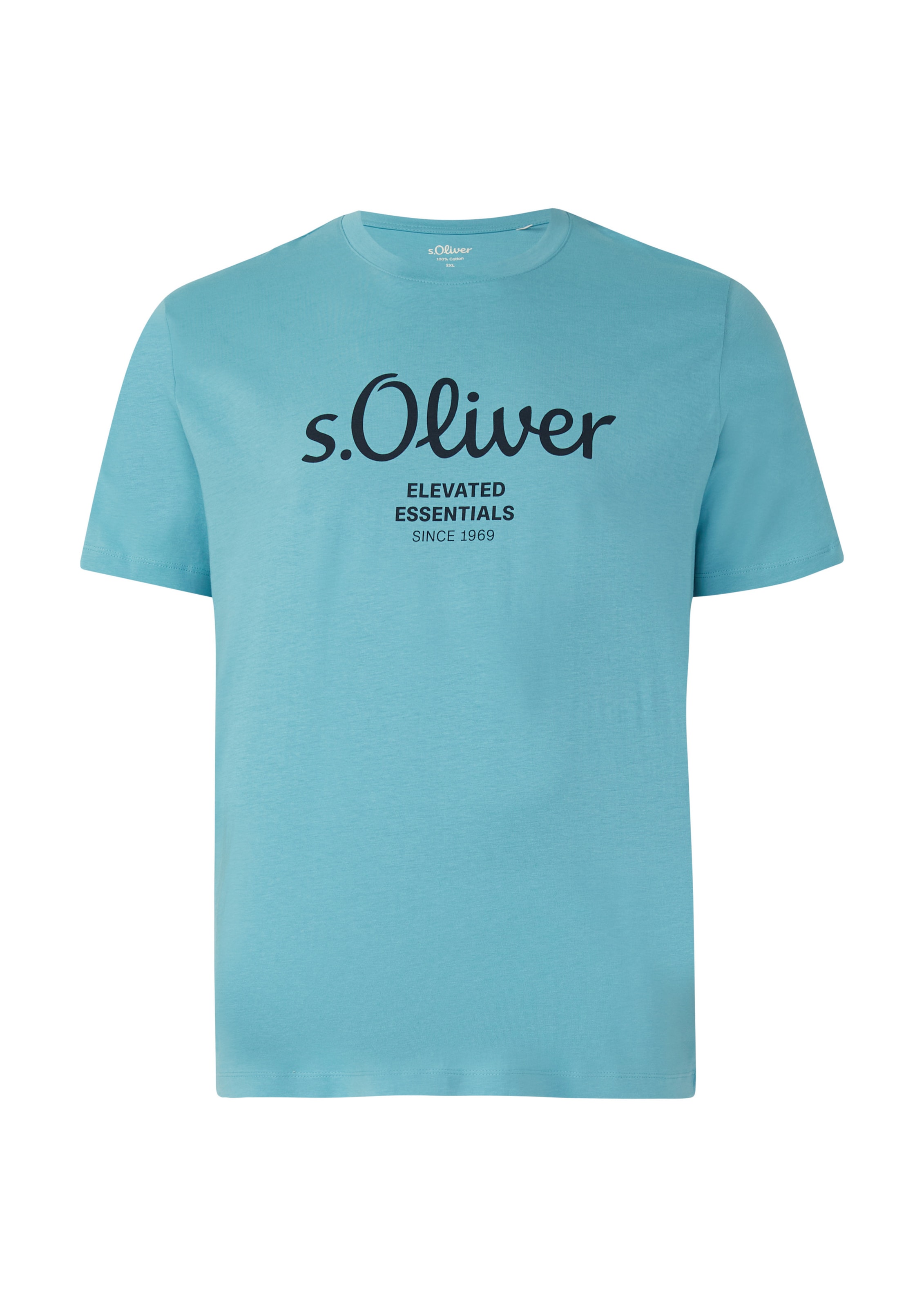 

s.Oliver Men Big Sizes Футболка в бирюзовом цвете
