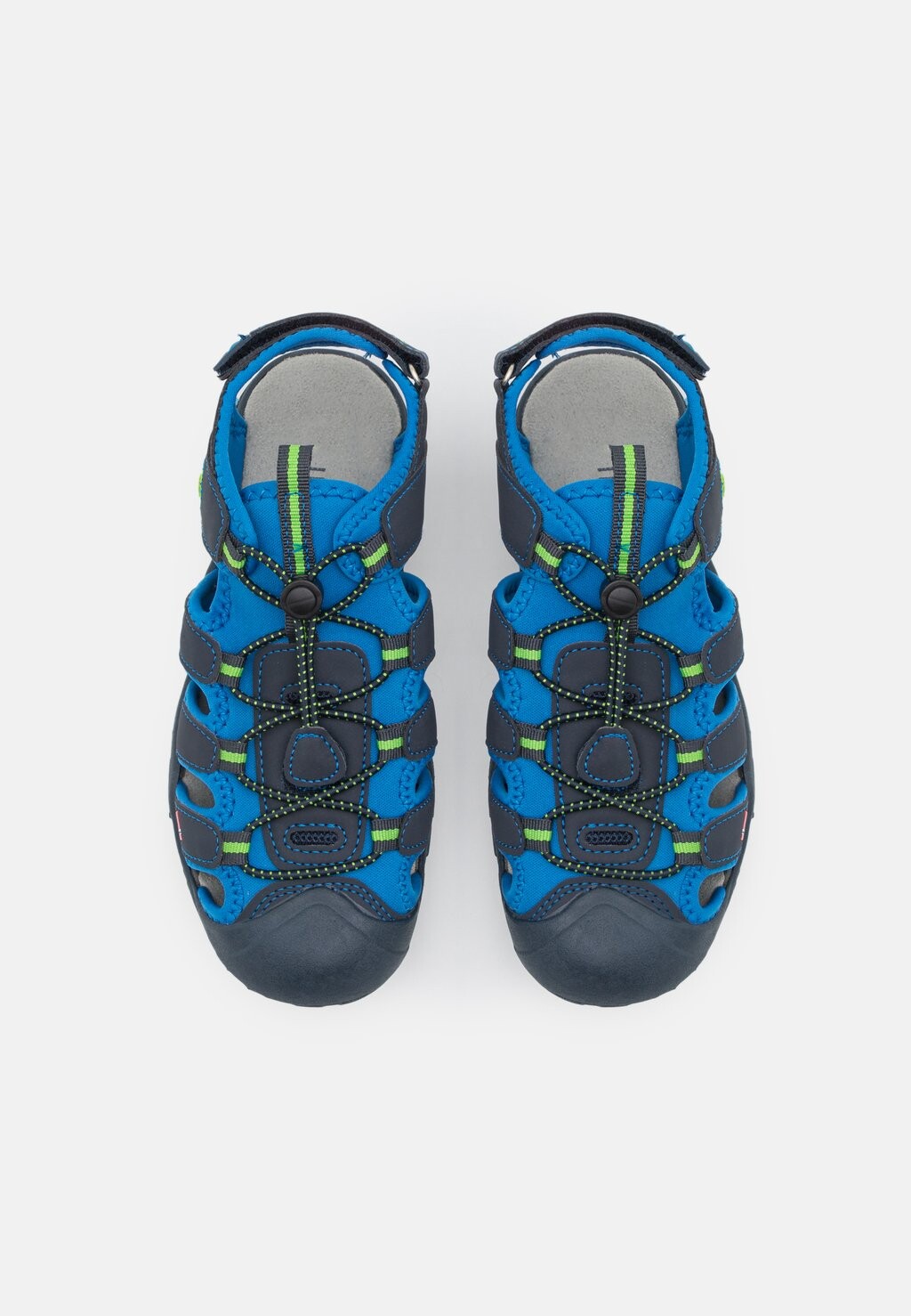Трекинговые сандалии Kids Kvalvika Unisex TrollKids, цвет navy/viper green — фото 4