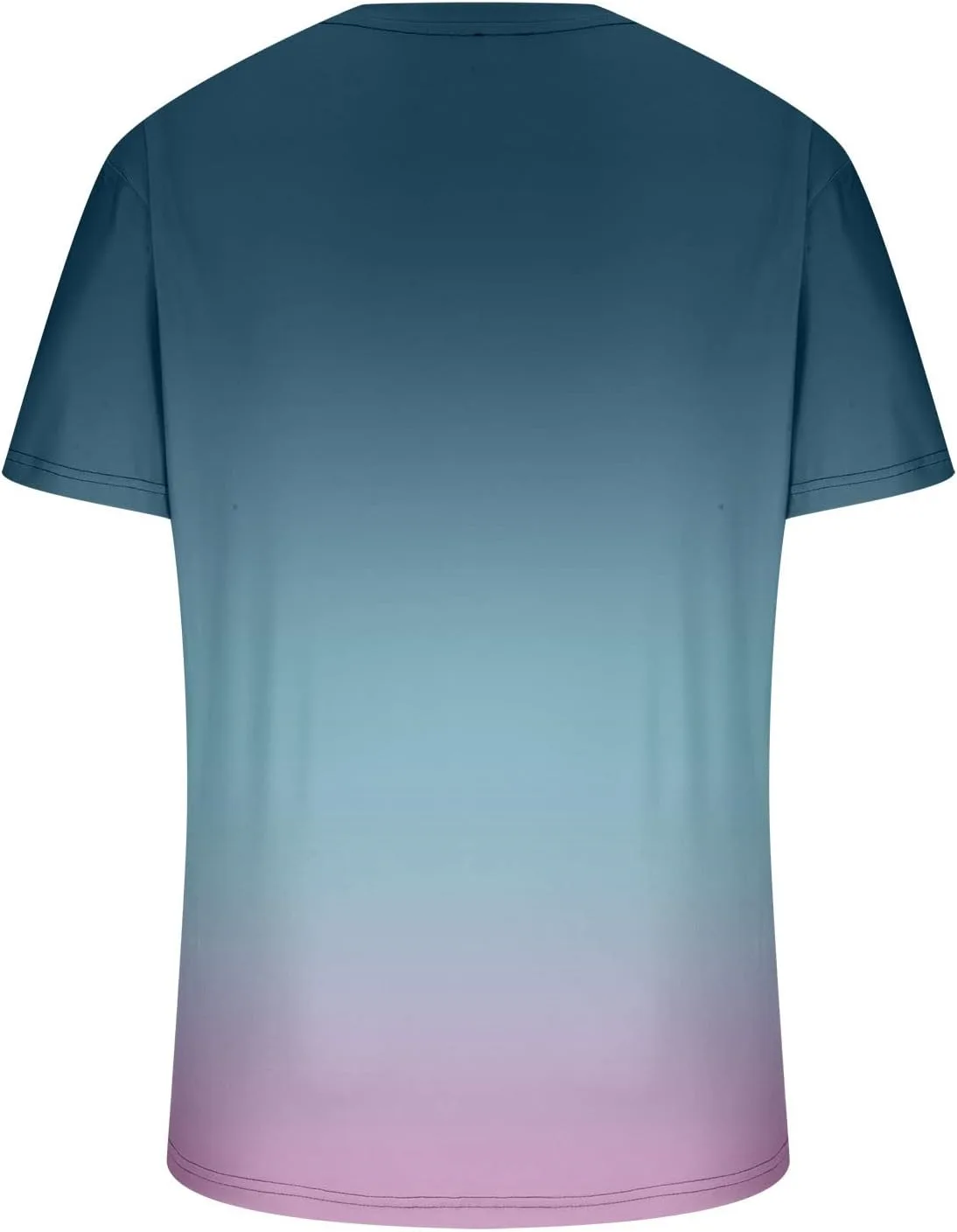 Мужская футболка V-образным вырезом Ombre Color Slim Fit — фото 3