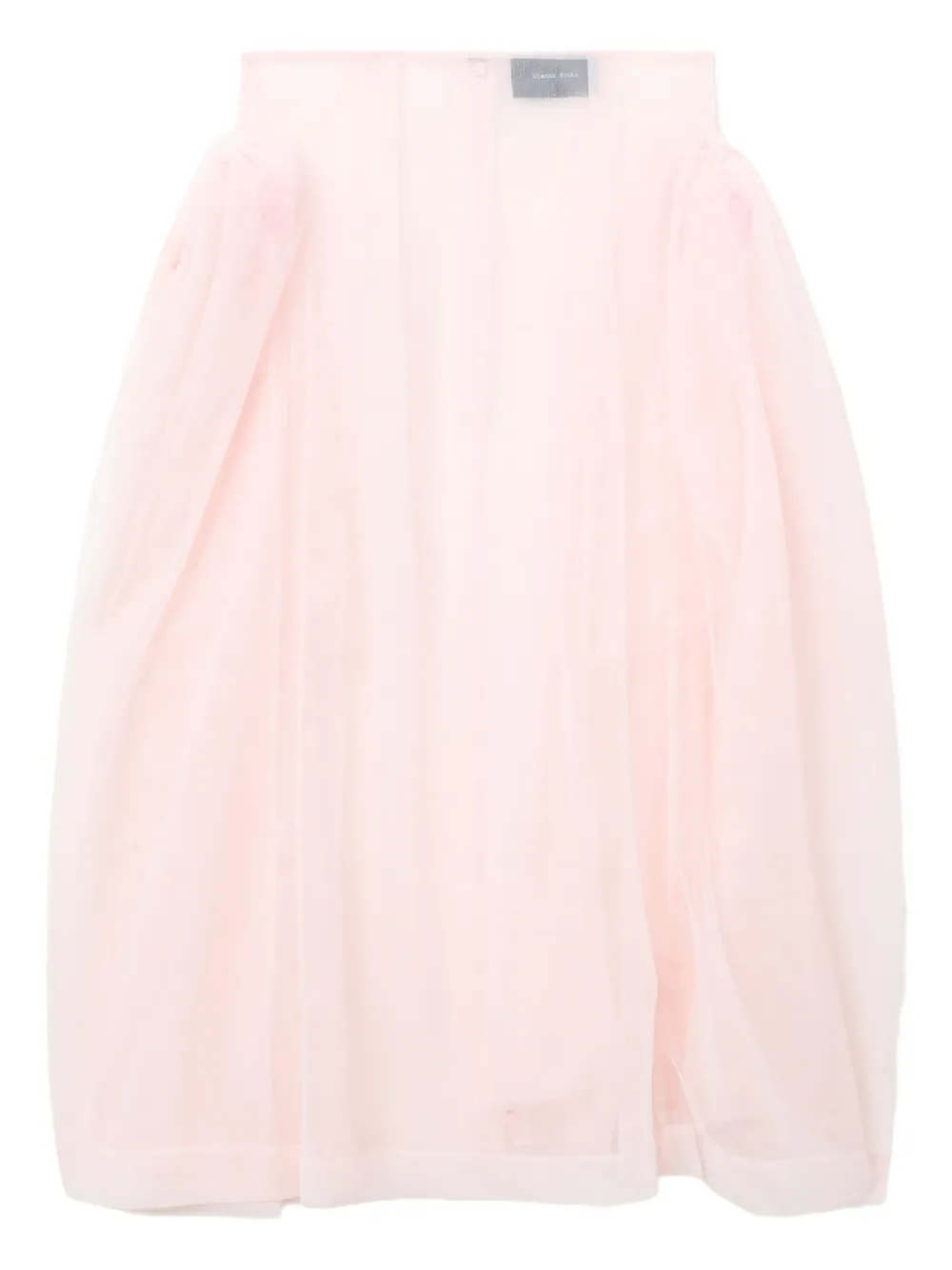 

Прозрачная юбка Simone Rocha, розовый