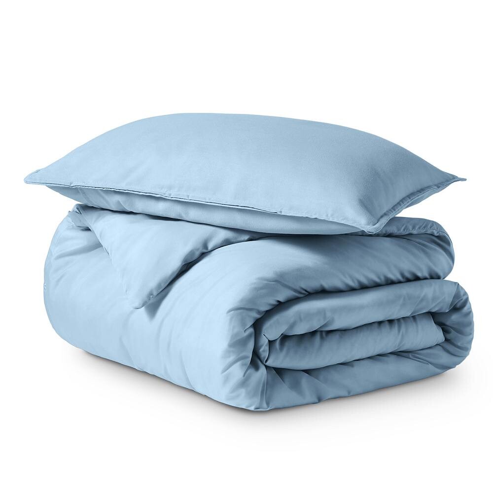 

Комплект пуховых одеял Bare Home с двойным начесом, цвет Light Blue