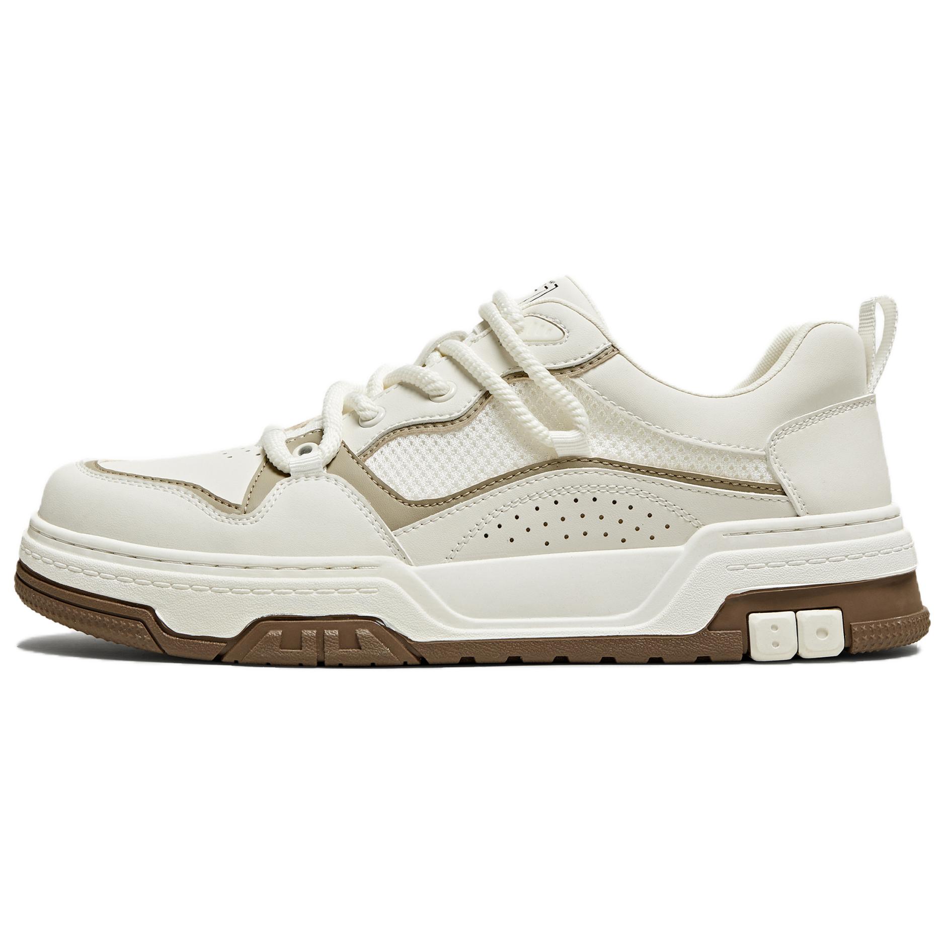 

Мужские дышащие низкие кроссовки для скейтбординга TATA, White/Black