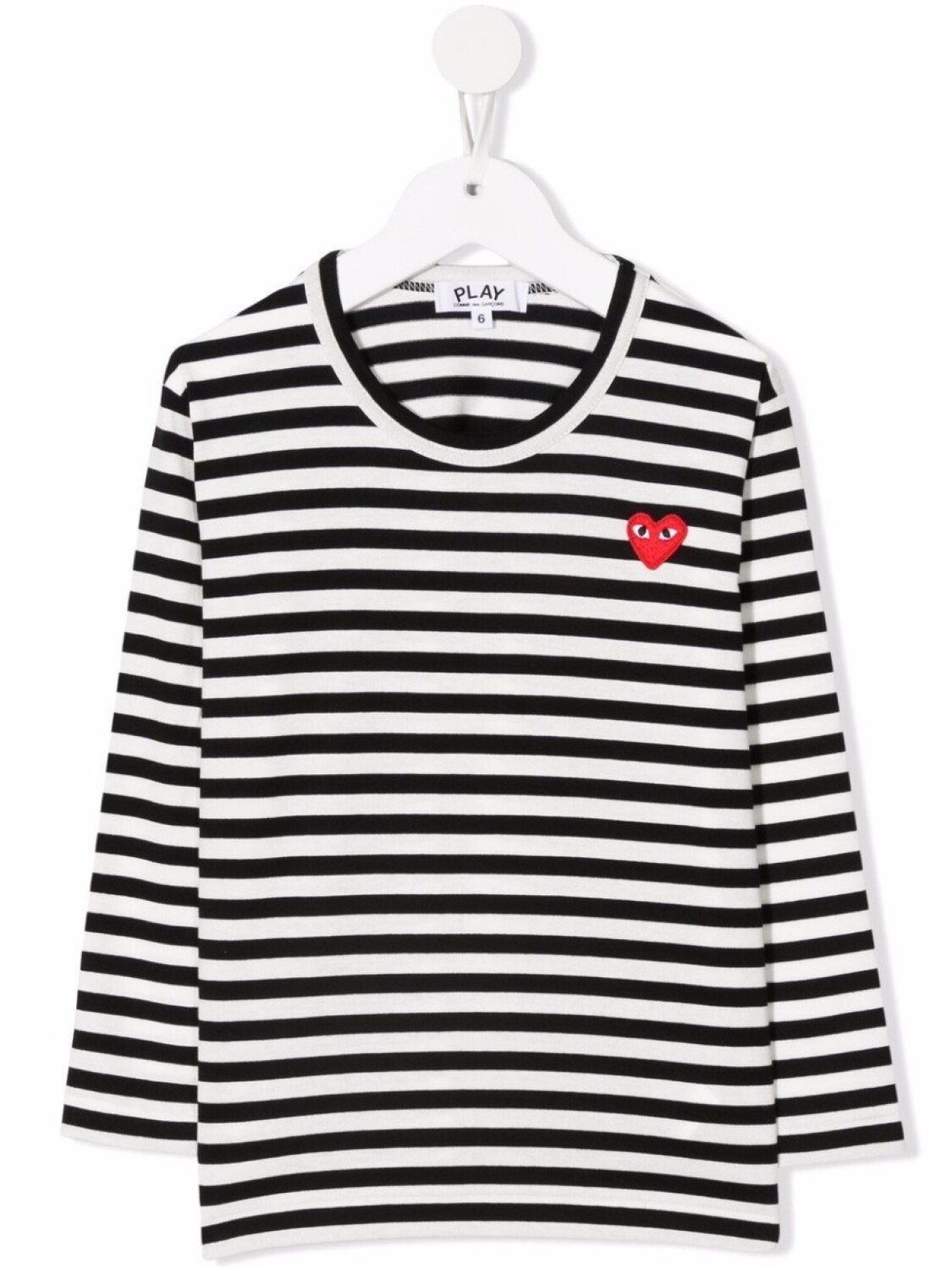 

Comme des Garçons футболка с нашивкой, черный