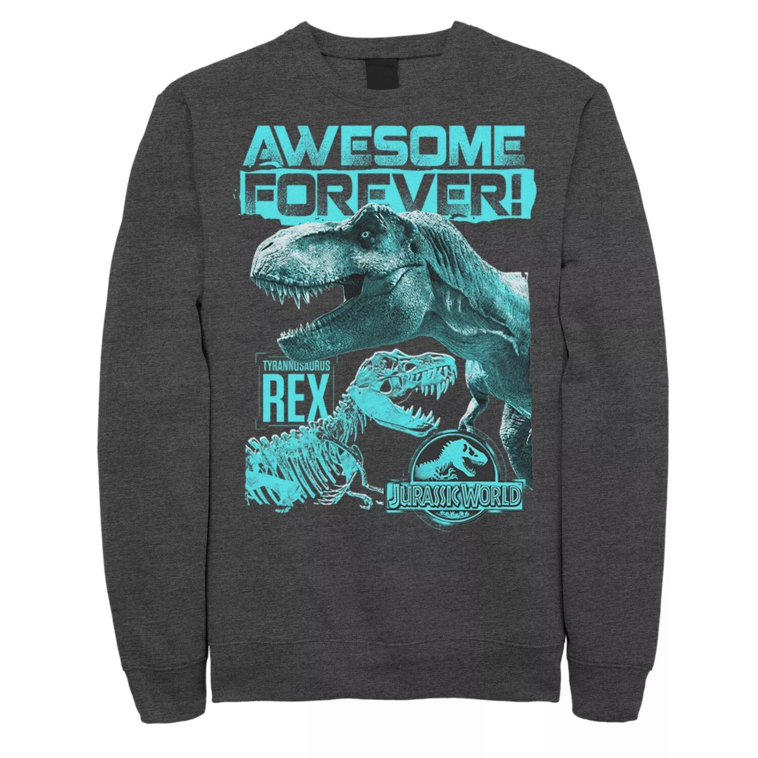 

Мужская толстовка Jurassic World Two T-Rex Awesome Forever Licensed Character