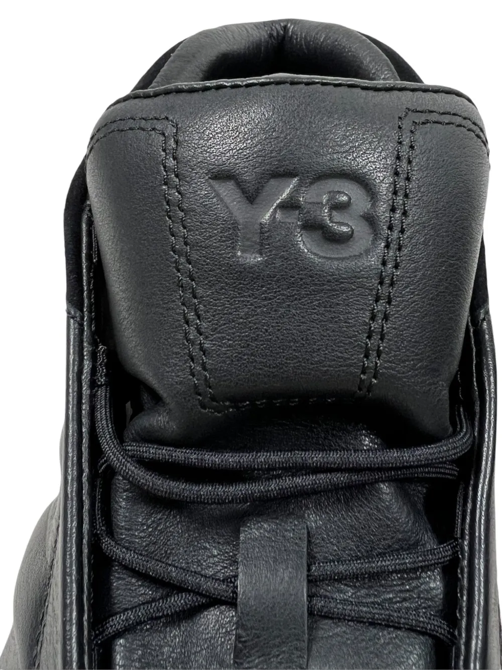 Кожаные кроссовки на шнуровке GSG9 2.0 Y-3 ADIDAS, черный — фото 4