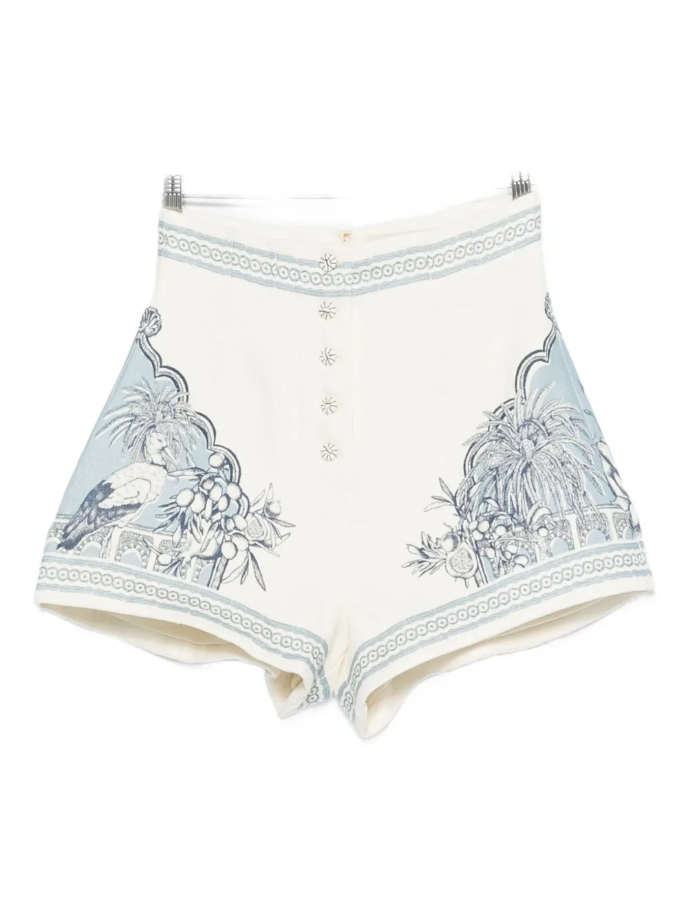 

Шорты с принтом Villa Romantica Alemais, белый