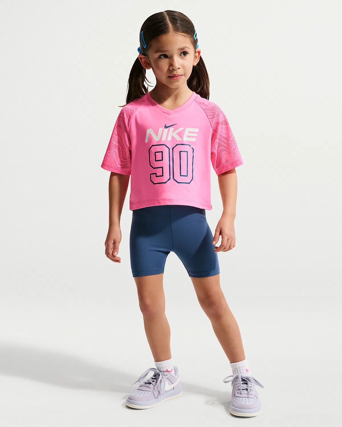 Детский набор велосипедных шорт Dri-FIT Easy Breezy 2-Piece Nike, Mystic Navy