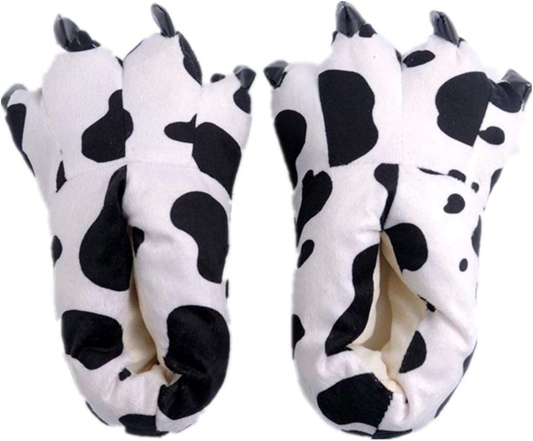 

Мягкие теплые домашние тапочки в виде звериных лапок (костюм) Funcos, Cow