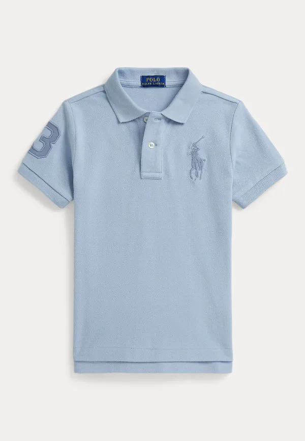 Хлопковая рубашка-поло big pony, размер 27. Polo Ralph Lauren, Estate Blue