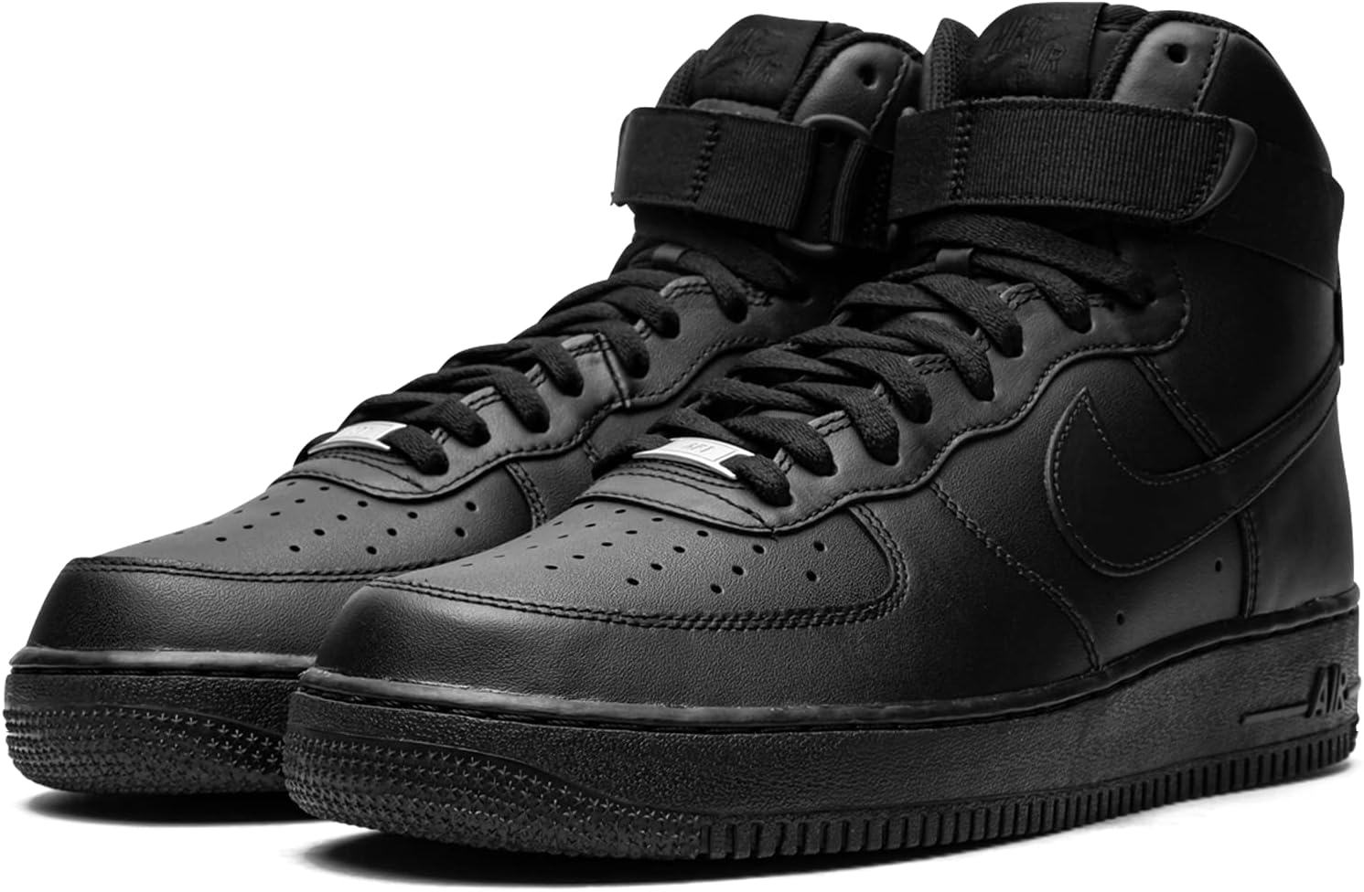 Мужские кроссовки Nike Air Force 1 '07 High, черный — фото 2