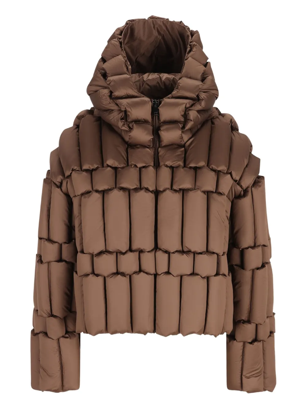 

Утепленная куртка с капюшоном Raxxy, коричневый