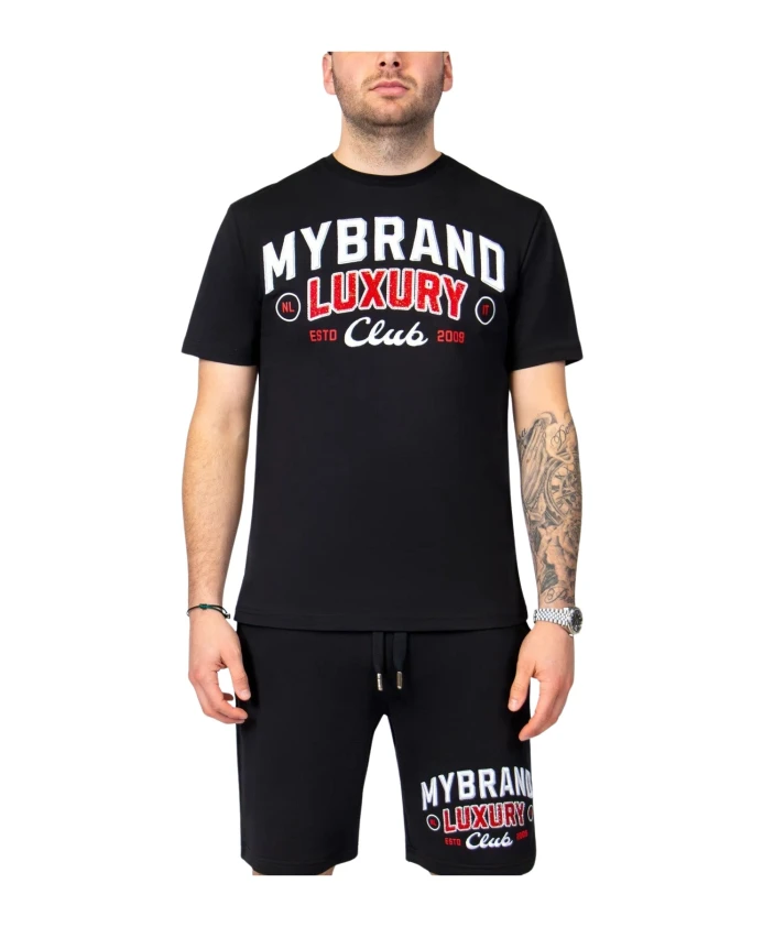 

Черная футболка клуба класса люкс My Brand, черный