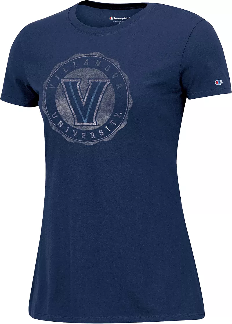 

Темно-синяя промо-футболка Champion для женщин Villanova Wildcats