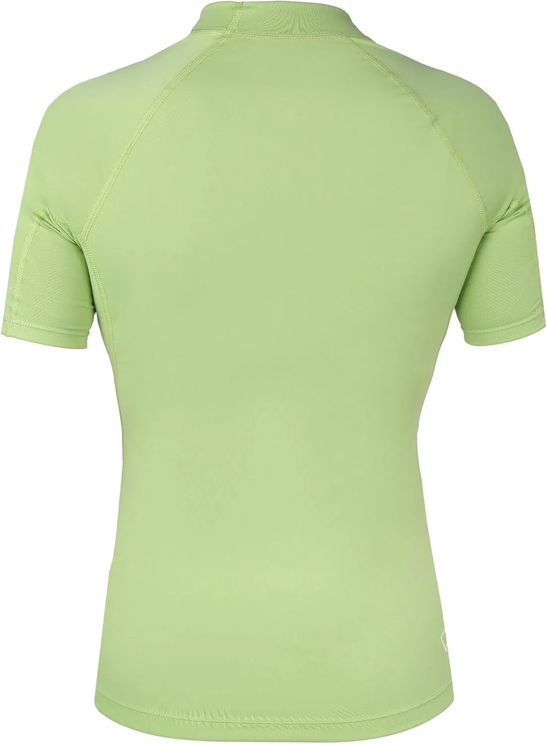 XCEL Girls Premium Stretch Short Sleeve Performance Fit Rashguard, Lemongrass — фото 2