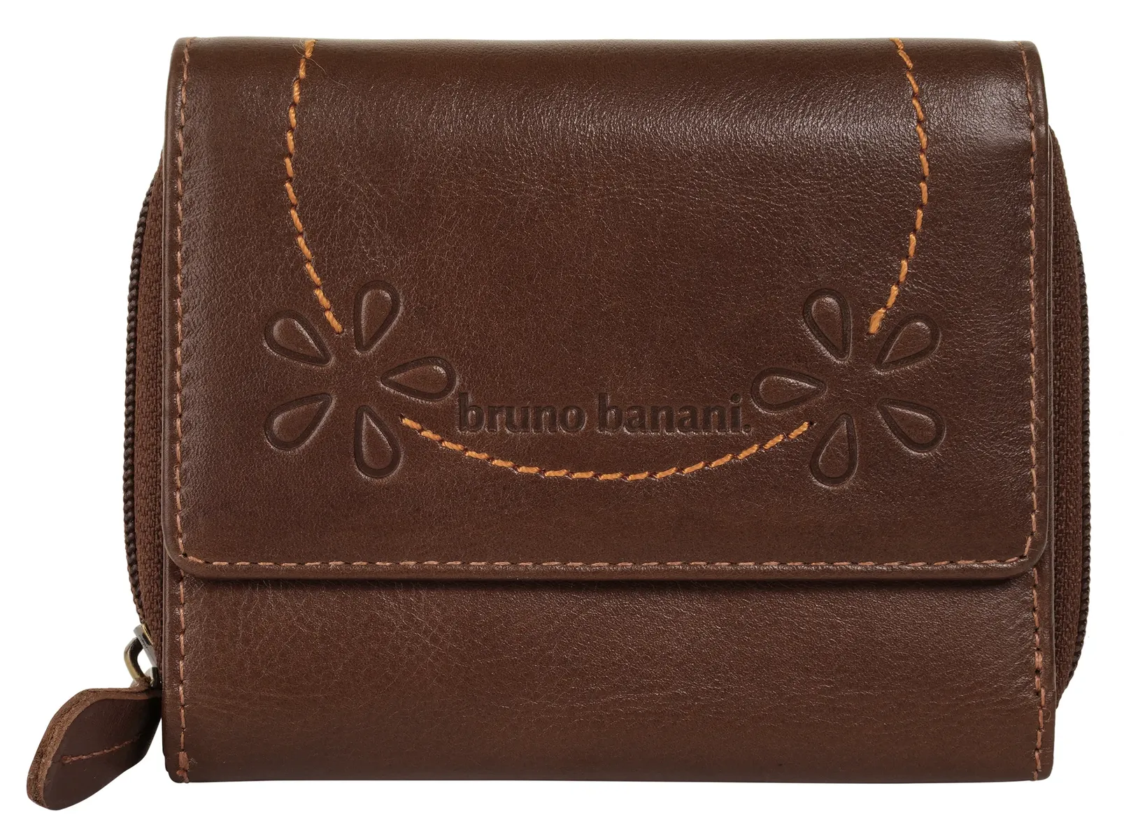 

Кошелек Bruno Banani, натуральная кожа, цвет Cognac