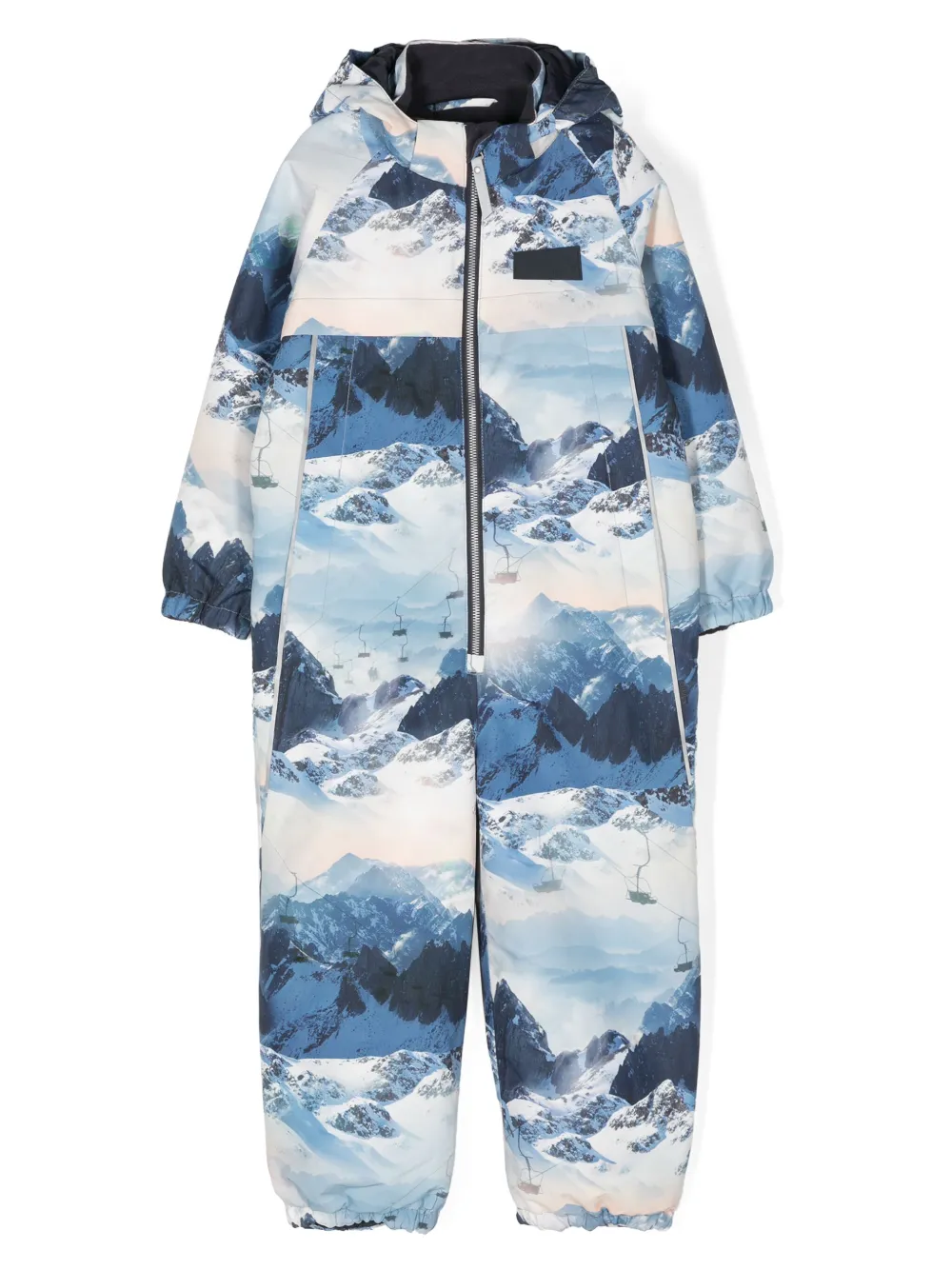 

Дутый комбинезон с принтом Pingo Mountain High Molo, синий