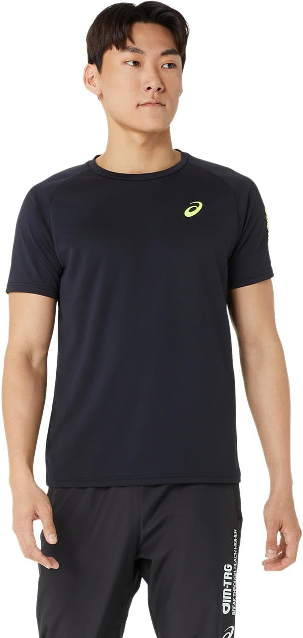 

Тренировочная футболка ASICS AIM-TRG Dry с коротким рукавом (2031E714) для взрослых (унисекс), черный/желтый
