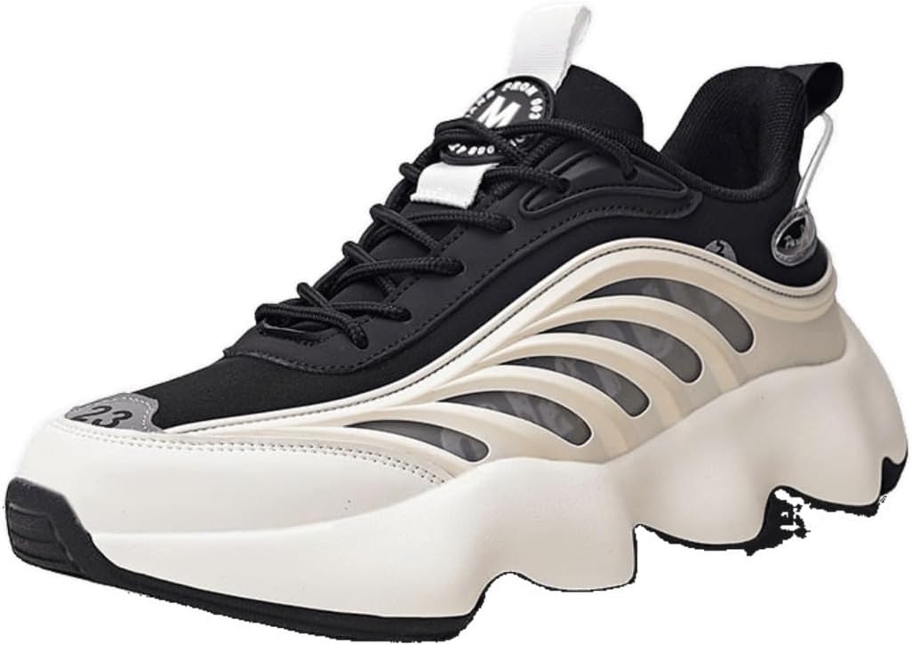 

Дышащие кроссовки с массивной подошвой для мужчин на все сезоны, легкие, с толстой подошвой, низкие, повседневные, для улицы, путешествий и ежедневного стиля Ctkvbmeoi, белый