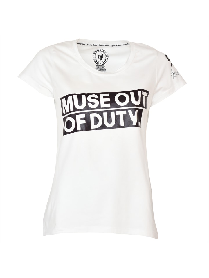 

Футболка Muse Out Of Duty белая Roberto Geissini, Белый, Футболка Muse Out Of Duty белая Roberto Geissini