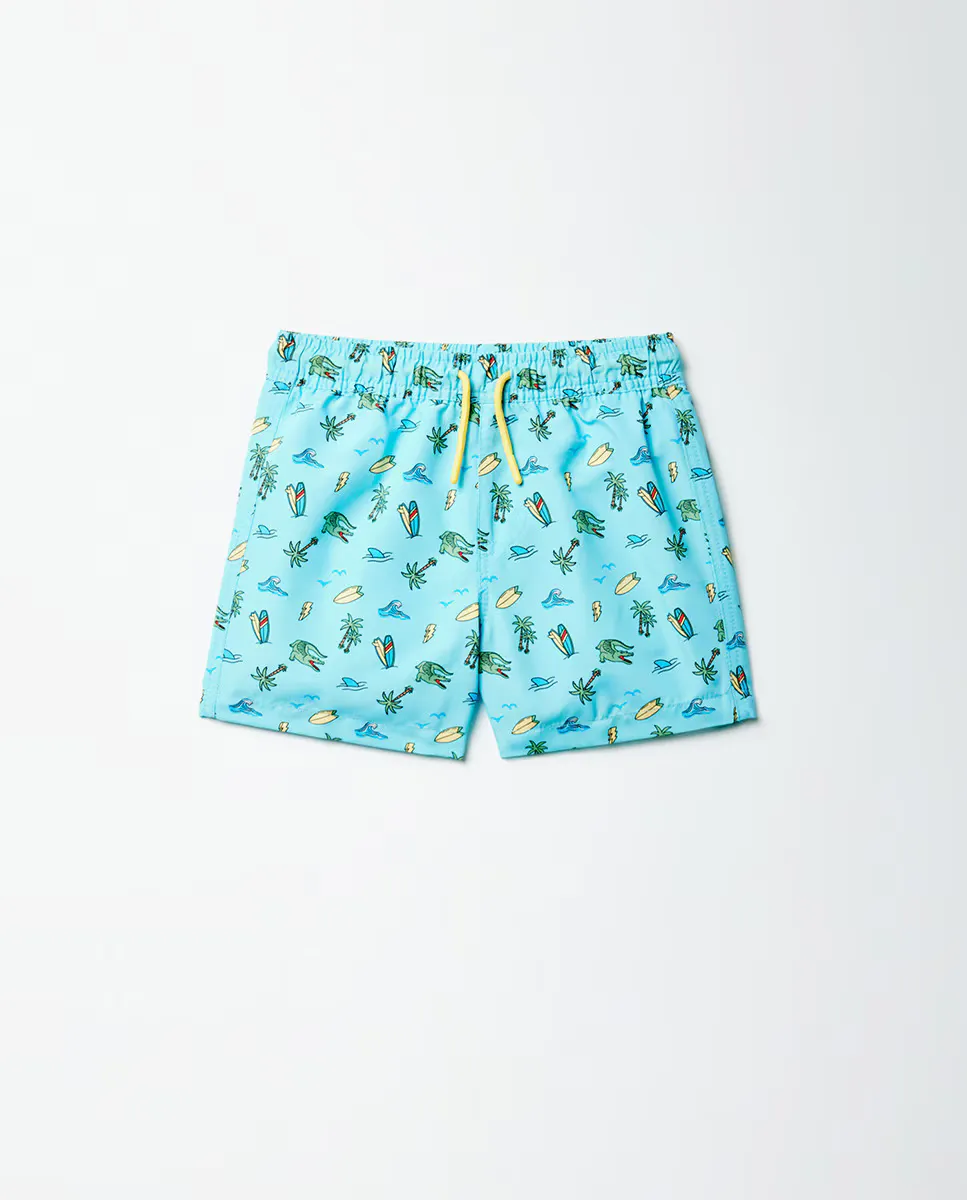 

Мини-купальник с принтом Sfera, бирюзовый