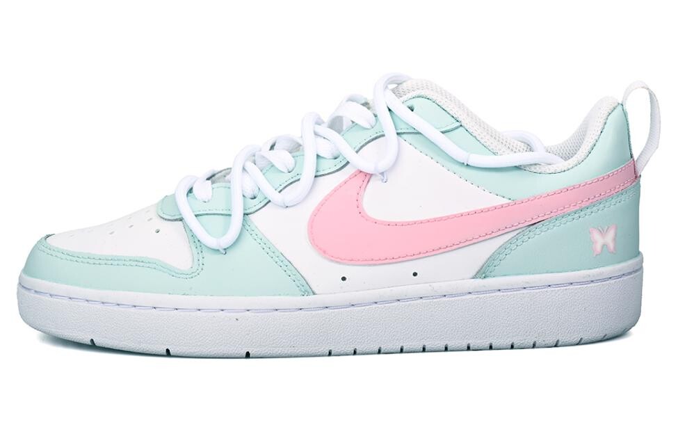 

Кроссовки Nike Court Borough Skateboarding Shoes Women's Low-top Pink/Green, цвет Pink Moon/Nori/Magnet
