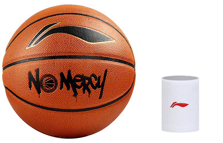 

LINING Коллекция CBA баскетбольный мяч PU коричневый размер 7 тренировочный соревновательный