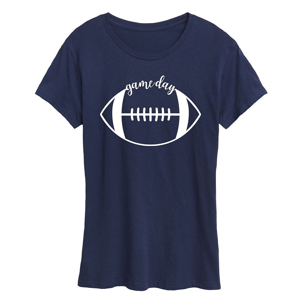 

Женская футболка с графическим рисунком Game Day Football Licensed Character, темно-синий
