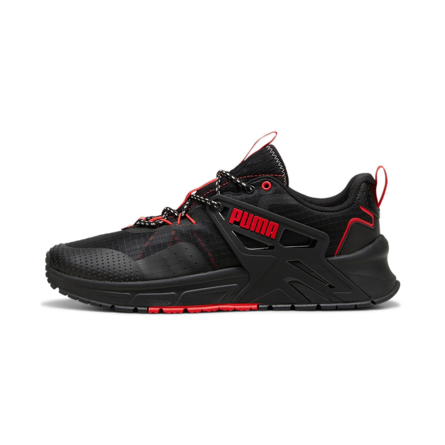 

Мужские кроссовки PUMA Pacer+ Trail унисекс, цвет Black/Red/Smokey Gray