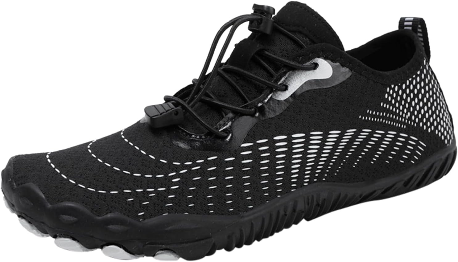 

Мужские водные кроссовки для активного отдыха на улице, спортивная обувь для ходьбы, быстросохнущие акваноски для каякинга, катания на лодке, походов, серфинга и прогулок Generic, черный