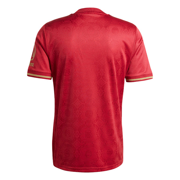 Футболка fc bayern munich 125th anniversary Adidas, красный — фото 2