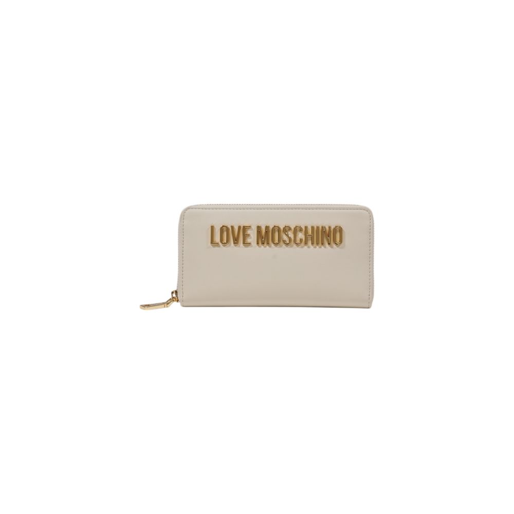 

Бежевый полиэтиленовый кошелек LOVE MOSCHINO