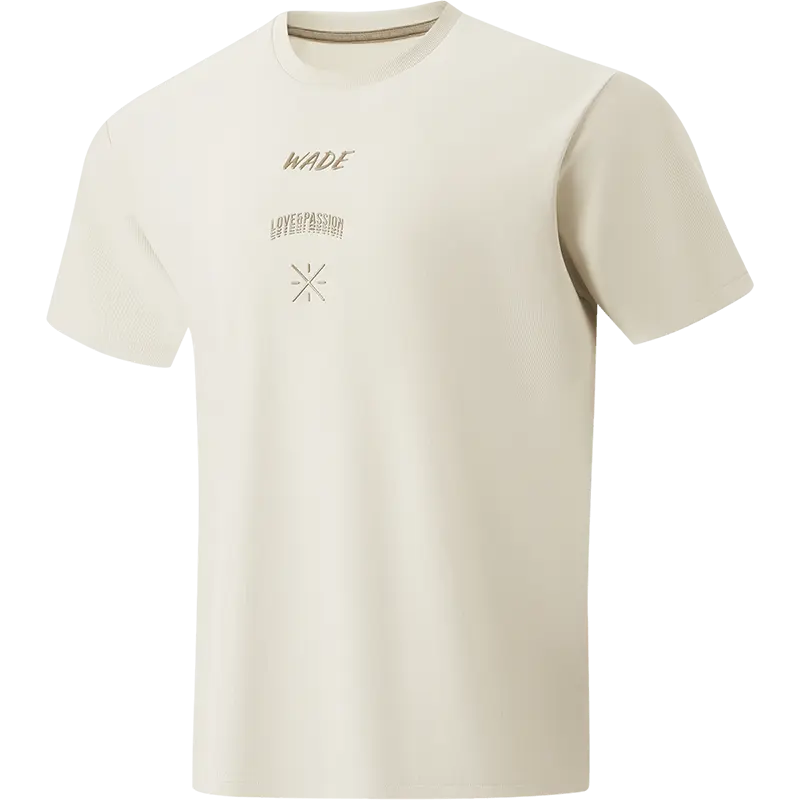 

Футболка Wade Collection мужская овсяно-серая LINING