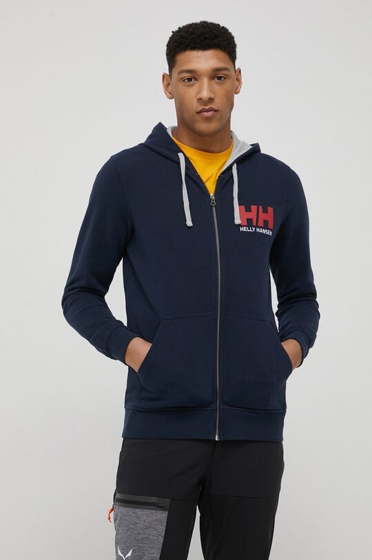 

Хлопковая толстовка Helly Hansen, темно-синий