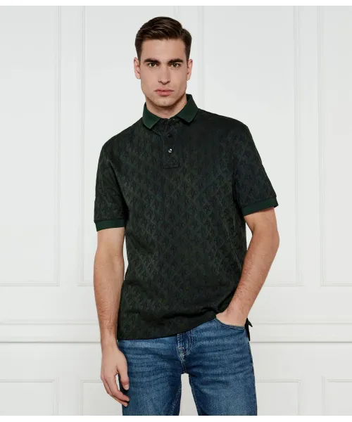 

Футболка поло Regular fit Armani Exchange, зеленый