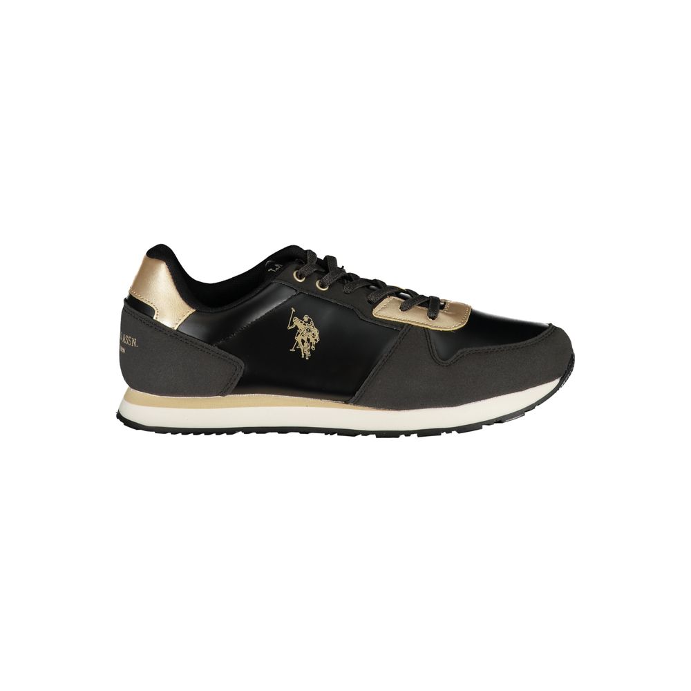 Черные кроссовки из полиэстера U.S. Polo Assn.