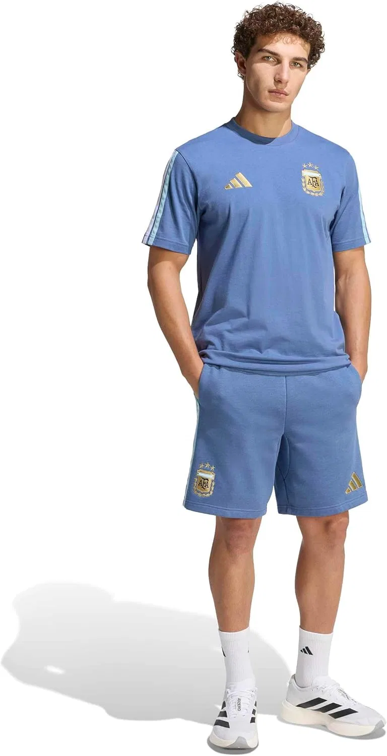Шорты флисовые adidas Argentina Alphaskin, Crew Blue — фото 2